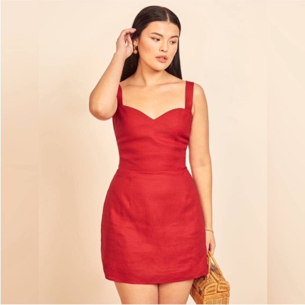 Reformation Miso Dress 100% Linen